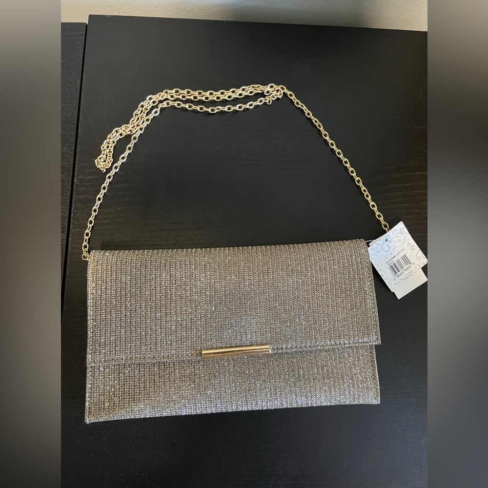 Lulu Townsend Clutch Purse with chain